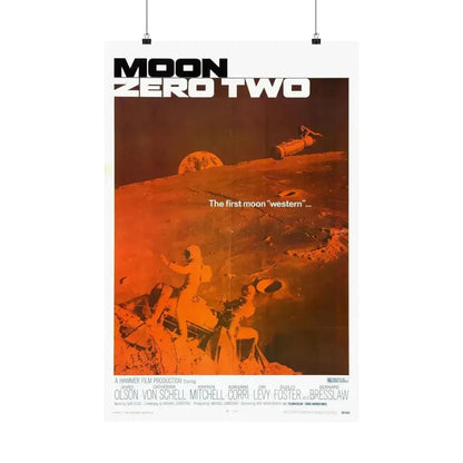 MOON ZERO TWO 1969 - Paper Movie Poster 20″ x 30″ Matte - The Sticker Space