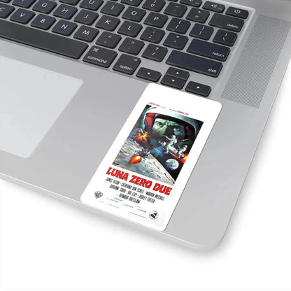 MOON ZERO TWO (ITALIAN) 1969 Movie Poster - STICKER Vinyl Kiss-Cut Decal - The Sticker Space