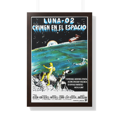 MOON ZERO TWO (SPANISH) 1969 - Framed Movie Poster-20" x 30"-The Sticker Space