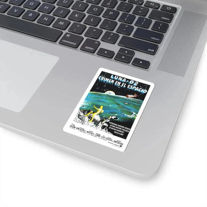 MOON ZERO TWO (SPANISH) 1969 Movie Poster - STICKER Vinyl Kiss-Cut Decal - The Sticker Space