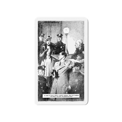 Mooney's In A Jam, Blue Book Magazine, February 1941 (Magazine Illustration) Refrigerator Magnet 4 Inch - The Sticker Space