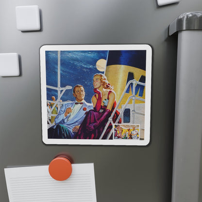 Moonlight and Romance, 1947 (Magazine Illustration) Refrigerator Magnet-The Sticker Space