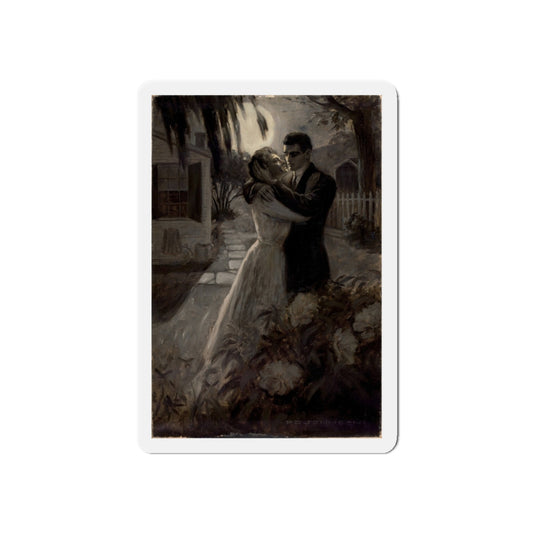 Moonlight Embrace (Magazine Illustration) Refrigerator Magnet-6 × 6"-The Sticker Space