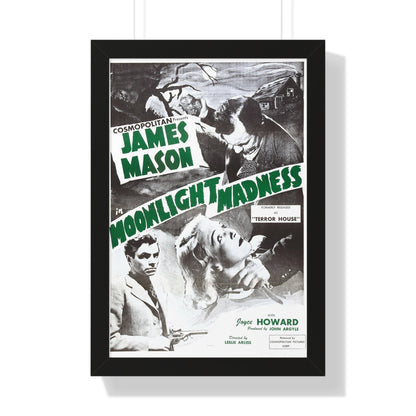 MOONLIGHT MADNESS (THE NIGHT HAS EYES, TERROR HOUSE) 1942 - Framed Movie Poster-16″ x 24″-The Sticker Space