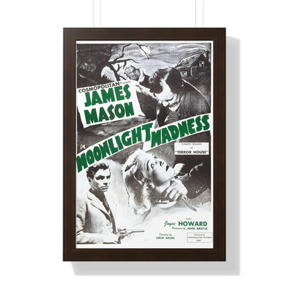 MOONLIGHT MADNESS (THE NIGHT HAS EYES, TERROR HOUSE) 1942 - Framed Movie Poster-16″ x 24″-The Sticker Space