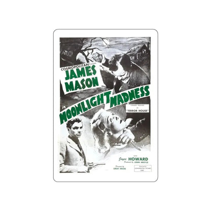 MOONLIGHT MADNESS (THE NIGHT HAS EYES, TERROR HOUSE) 1942 Movie Poster STICKER Vinyl Die-Cut Decal - The Sticker Space