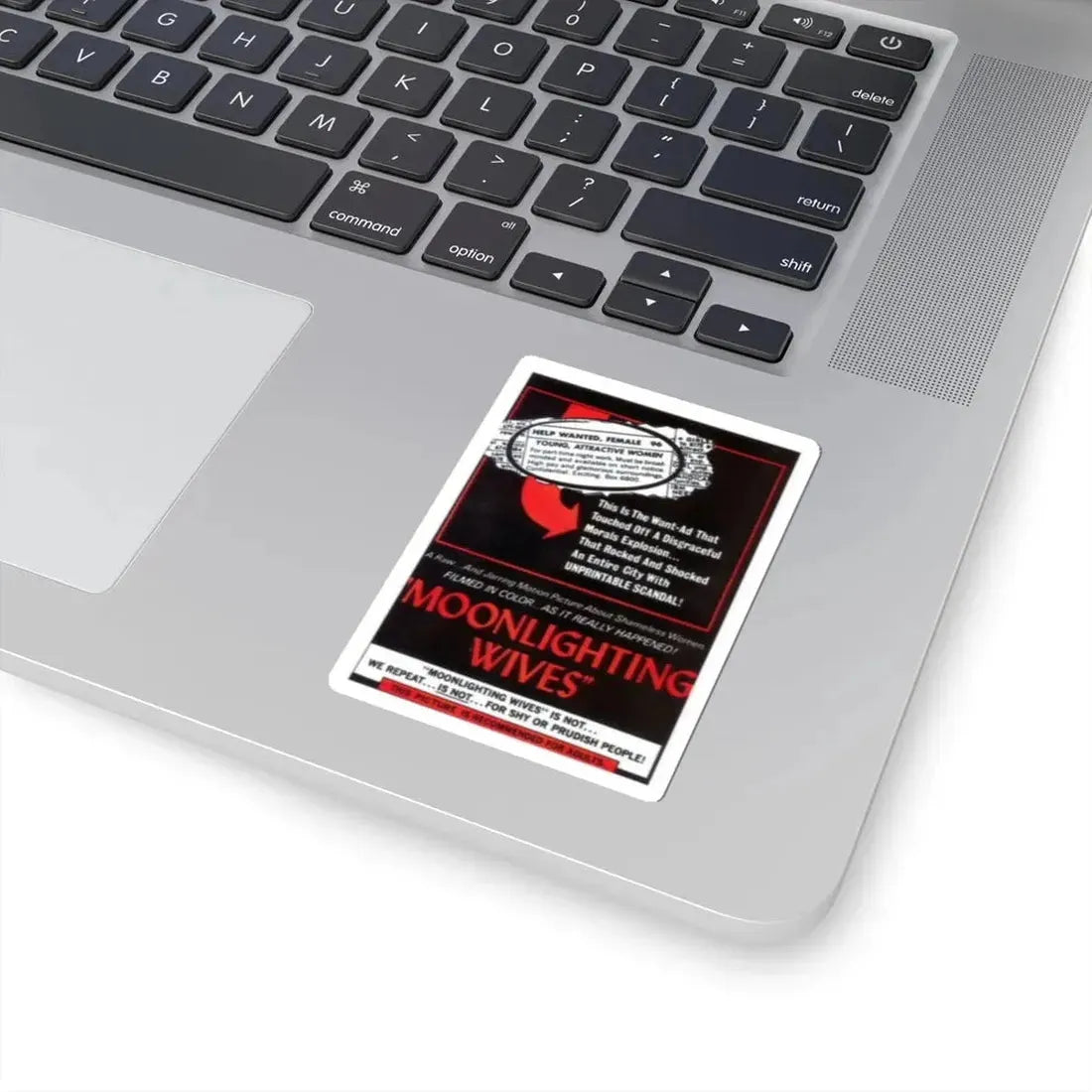 MOONLIGHTING WIVES 1966 Movie Poster - STICKER Vinyl Kiss-Cut Decal - The Sticker Space