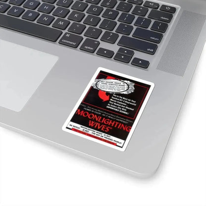 MOONLIGHTING WIVES 1966 Movie Poster - STICKER Vinyl Kiss-Cut Decal - The Sticker Space