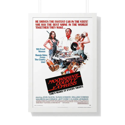 MOONSHINE COUNTY EXPRESS 1977 - Framed Movie Poster - The Sticker Space