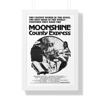 MOONSHINE COUNTY EXPRESS (2) 1977 - Framed Movie Poster-16″ x 24″-The Sticker Space