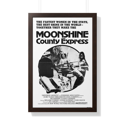 MOONSHINE COUNTY EXPRESS (2) 1977 - Framed Movie Poster-20" x 30"-The Sticker Space