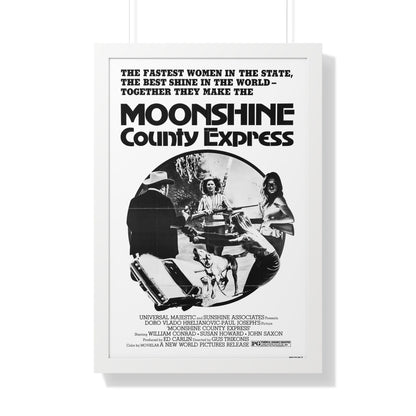 MOONSHINE COUNTY EXPRESS (2) 1977 - Framed Movie Poster-20" x 30"-The Sticker Space