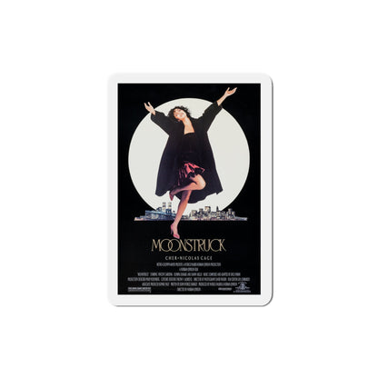 Moonstruck 1987 Movie Poster Die-Cut Magnet-3" x 3"-The Sticker Space