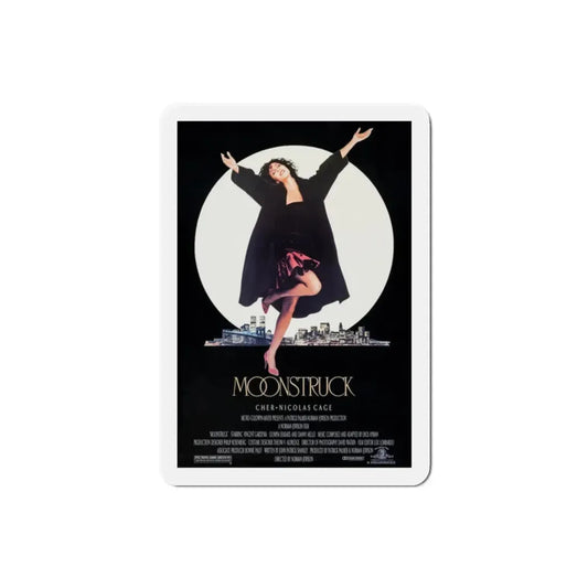 Moonstruck 1987 Movie Poster Refrigerator Magnet 2 Inch - The Sticker Space
