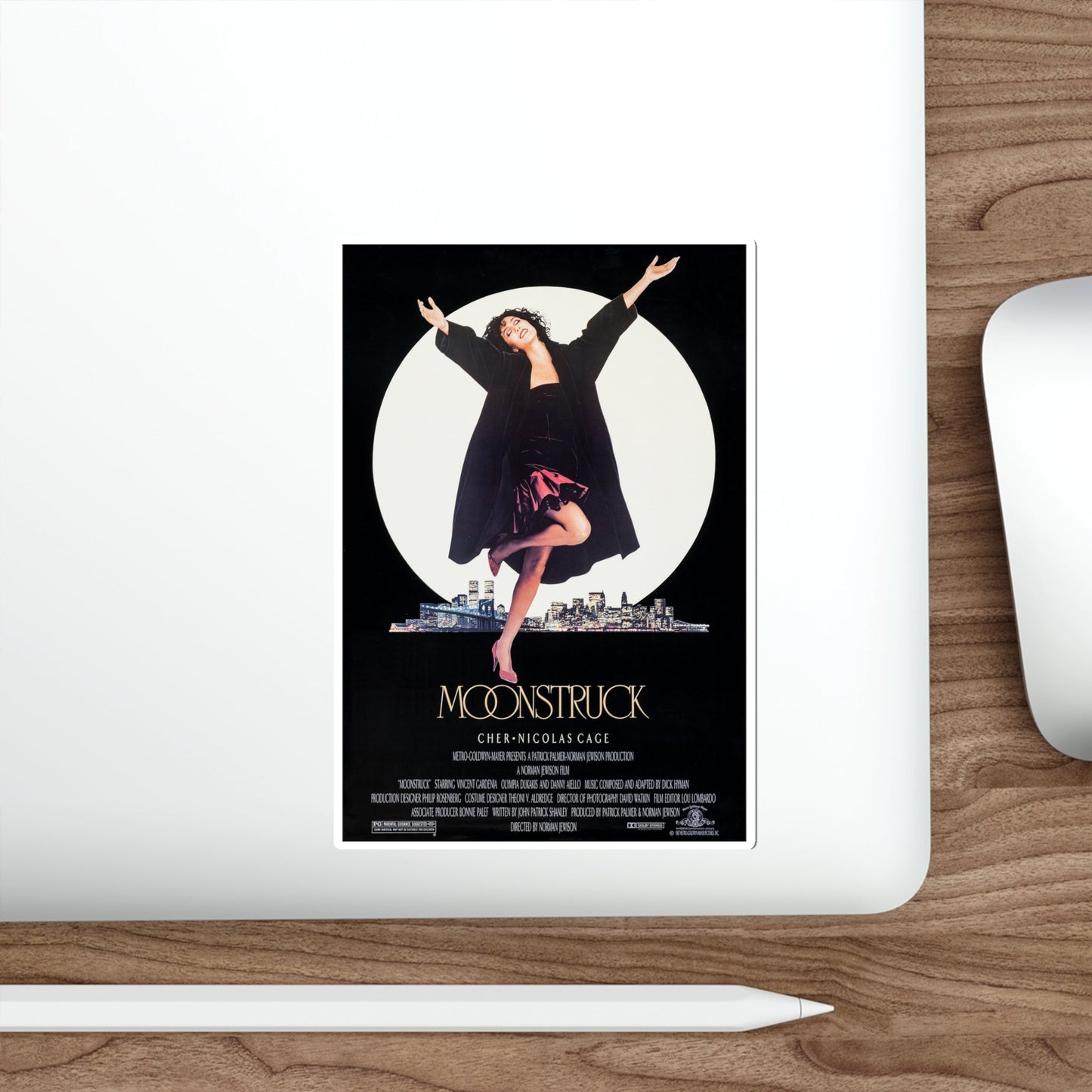 Moonstruck 1987 Movie Poster STICKER Vinyl Die-Cut Decal-The Sticker Space