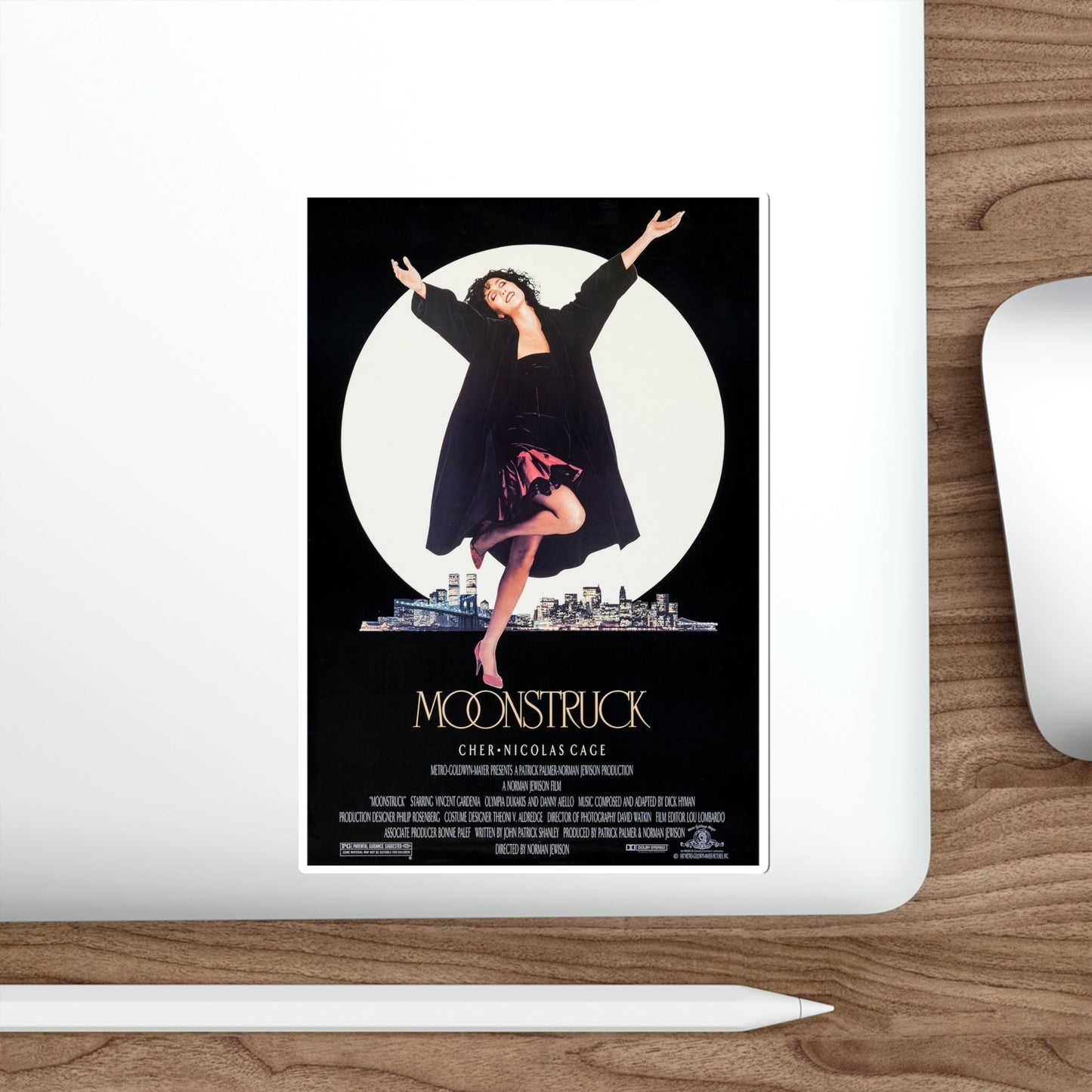 Moonstruck 1987 Movie Poster STICKER Vinyl Die-Cut Decal-The Sticker Space