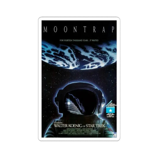 MOONTRAP 1989 Movie Poster - STICKER Vinyl Kiss-Cut Decal 2 Inch White - The Sticker Space