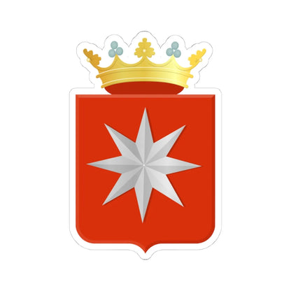 Moordrecht wapen (Netherlands) (Coat of Arms) STICKER Vinyl Kiss-Cut Decal 4 Inch White - The Sticker Space