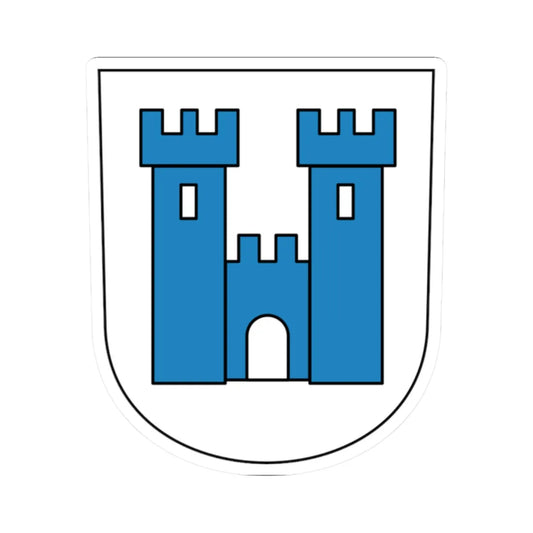 Moosburg coat of arms (Switzerland) (Coat of Arms) STICKER Vinyl Kiss-Cut Decal 2 Inch White - The Sticker Space