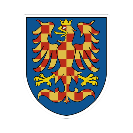 Moravia 2 (Czech Republic) (Coat of Arms) STICKER Vinyl Kiss-Cut Decal 2 Inch White - The Sticker Space