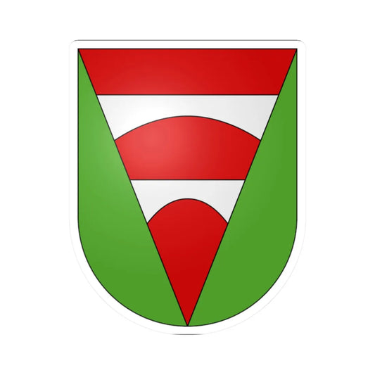 MorbioSuperiore-coat of arms (Switzerland) (Coat of Arms) STICKER Vinyl Kiss-Cut Decal 2 Inch White - The Sticker Space