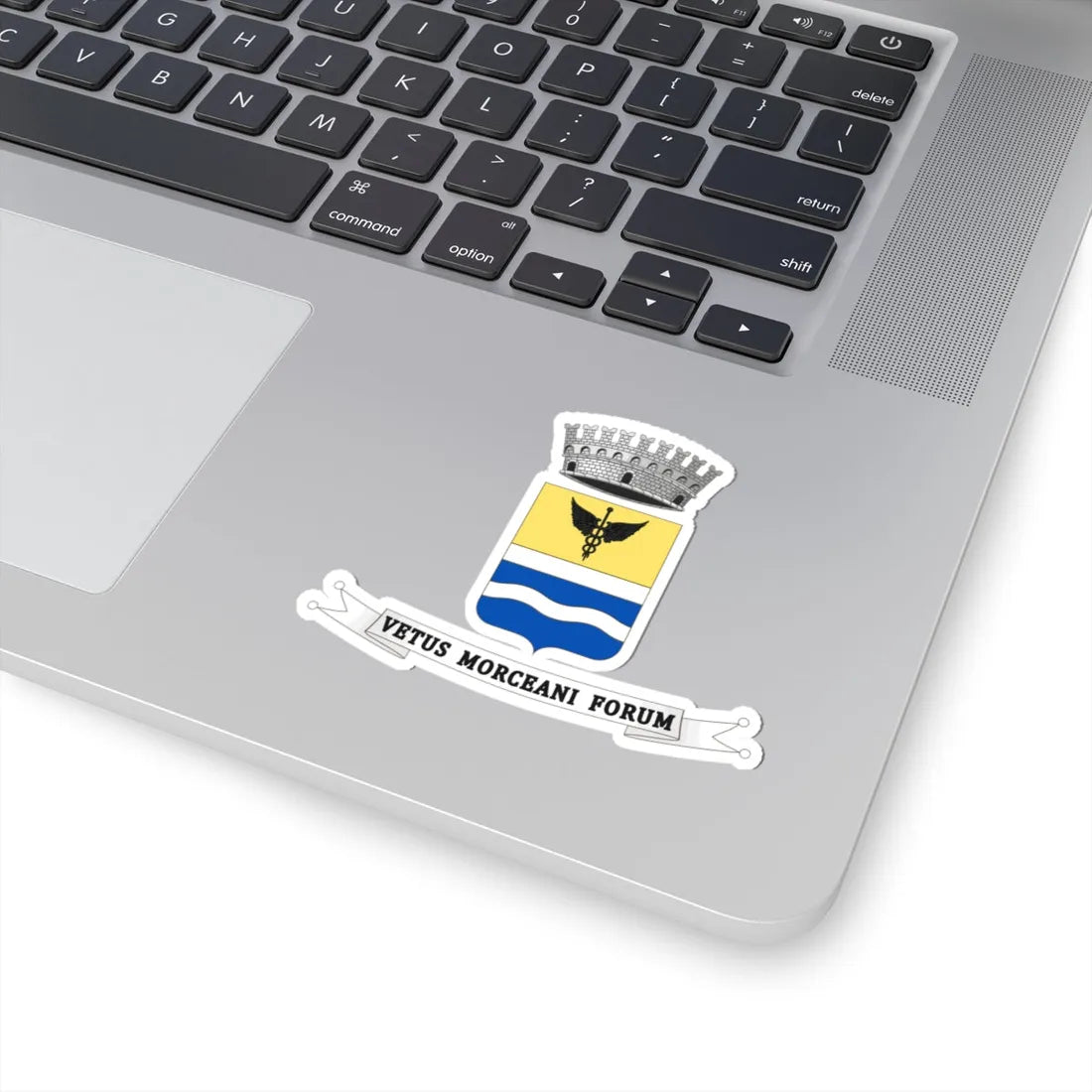 Morciano di Romagna-Stemma (Italy) (Coat of Arms) STICKER Vinyl Kiss-Cut Decal - The Sticker Space