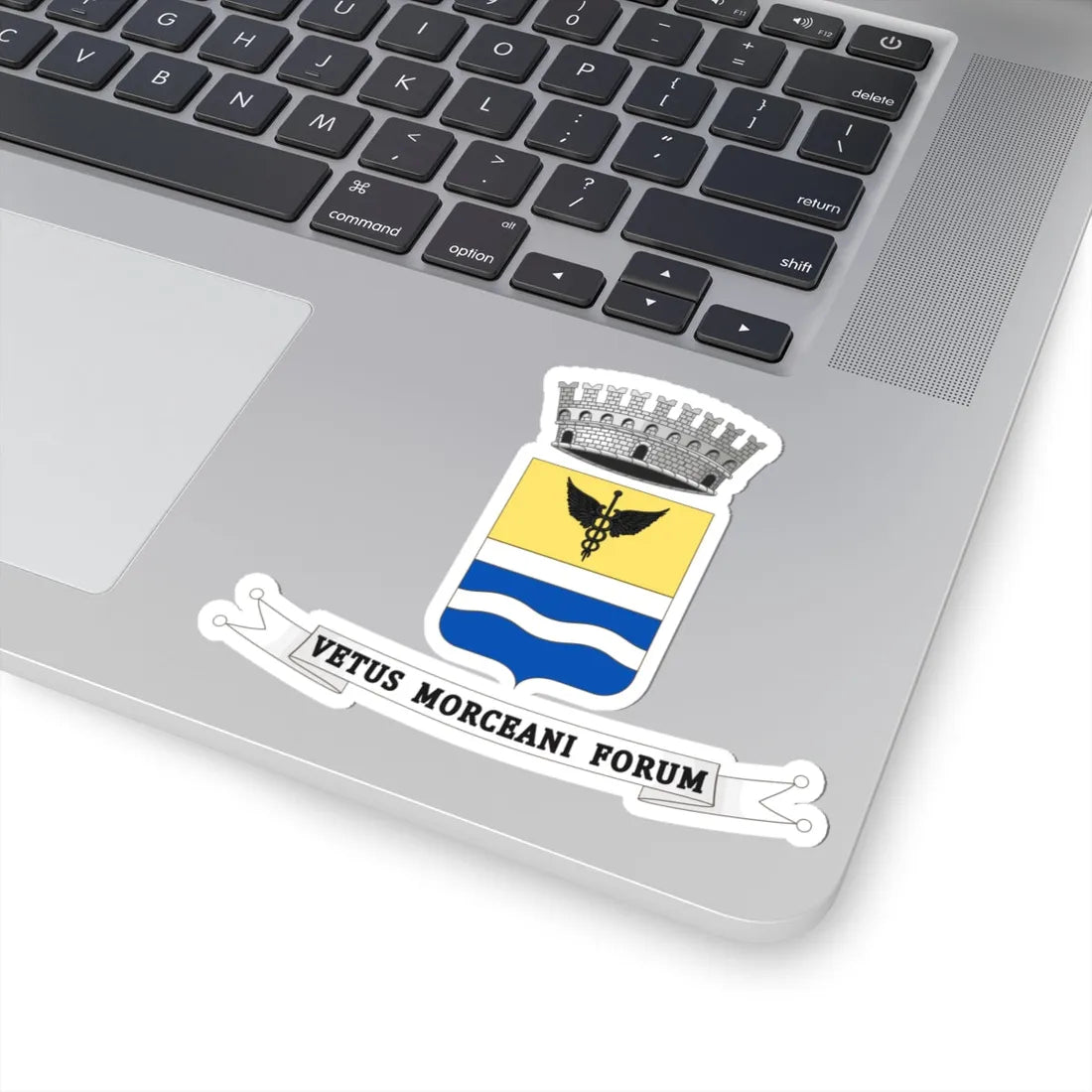 Morciano di Romagna-Stemma (Italy) (Coat of Arms) STICKER Vinyl Kiss-Cut Decal - The Sticker Space
