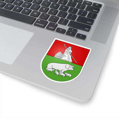 Morcote-coat of arms (Switzerland) (Coat of Arms) STICKER Vinyl Kiss-Cut Decal - The Sticker Space