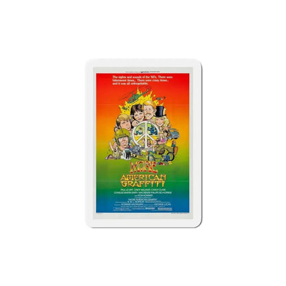 More American Graffiti 1979 Movie Poster Refrigerator Magnet 6 Inch - The Sticker Space