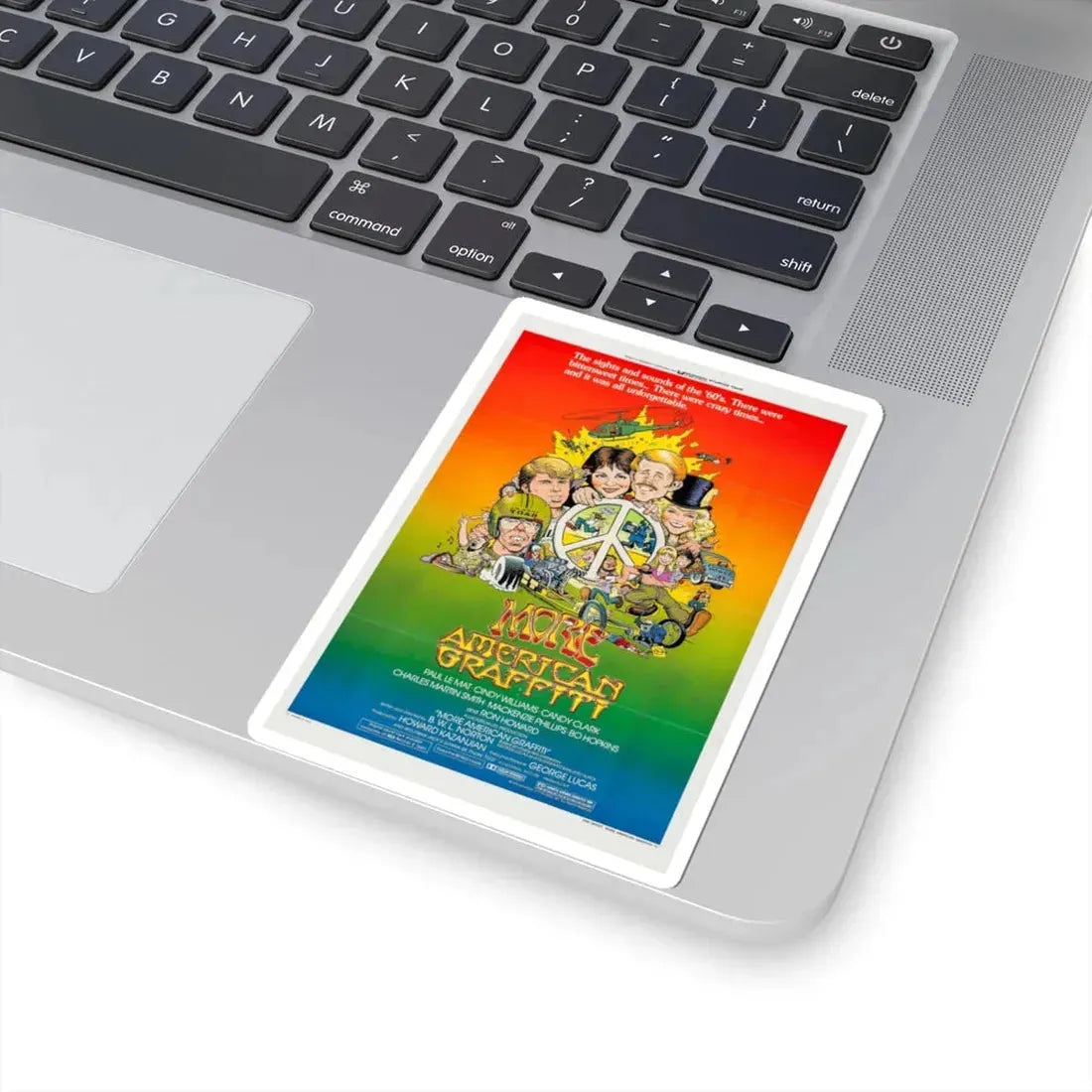 More American Graffiti 1979 Movie Poster - STICKER Vinyl Kiss-Cut Decal - The Sticker Space