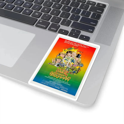 More American Graffiti 1979 Movie Poster - STICKER Vinyl Kiss-Cut Decal - The Sticker Space