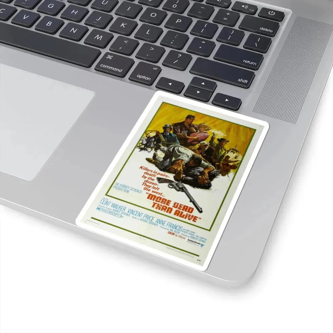 More Dead Than Alive 1968 Movie Poster - STICKER Vinyl Kiss-Cut Decal - The Sticker Space