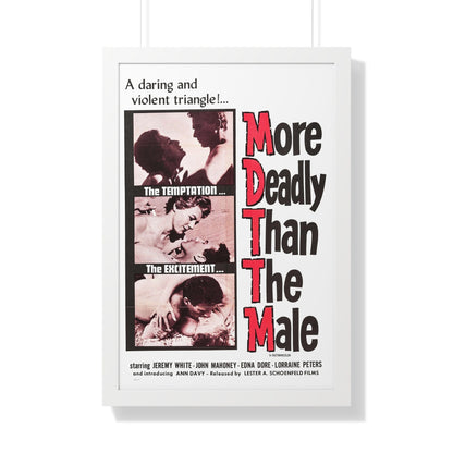 MORE DEADLY THAN THE MALE 1959 - Framed Movie Poster-20" x 30"-The Sticker Space