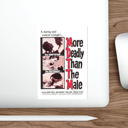 MORE DEADLY THAN THE MALE 1959 Movie Poster STICKER Vinyl Die-Cut Decal-The Sticker Space