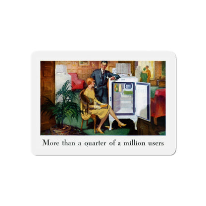 More than a quarter of a million users ad, June 1929 (Magazine Illustration) Refrigerator Magnet-5" x 5"-The Sticker Space