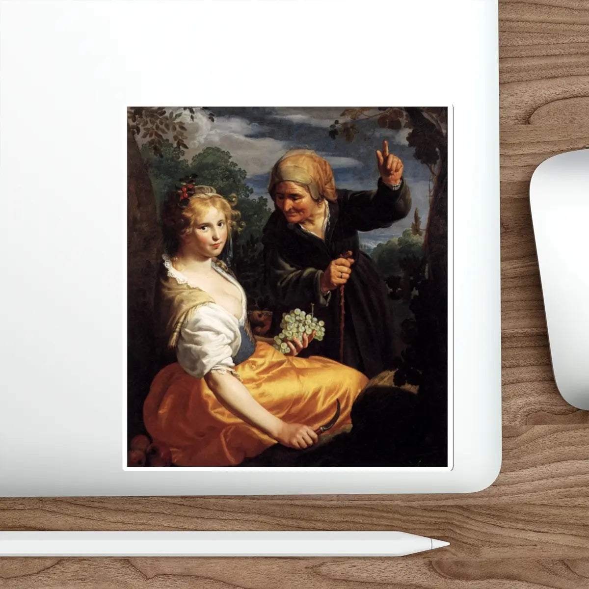 SKU:14607664087500261907 Sticker types:White Shape:Die-Cut Sizes:6" × 6"