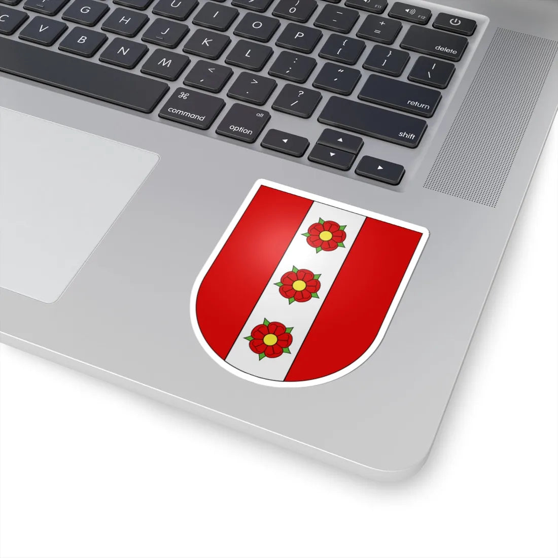 Morens-coat of arms (Switzerland) (Coat of Arms) STICKER Vinyl Kiss-Cut Decal - The Sticker Space