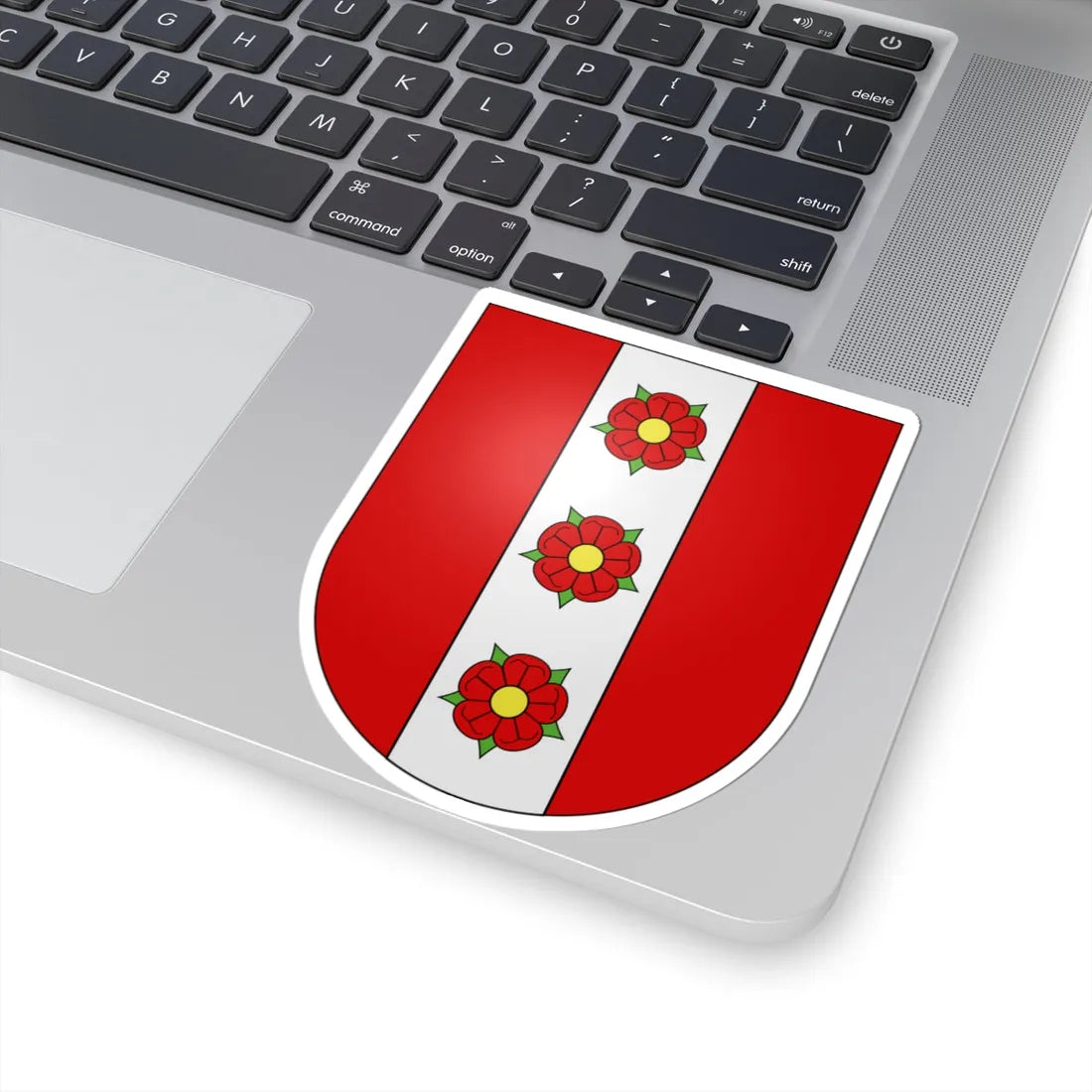 Morens-coat of arms (Switzerland) (Coat of Arms) STICKER Vinyl Kiss-Cut Decal - The Sticker Space