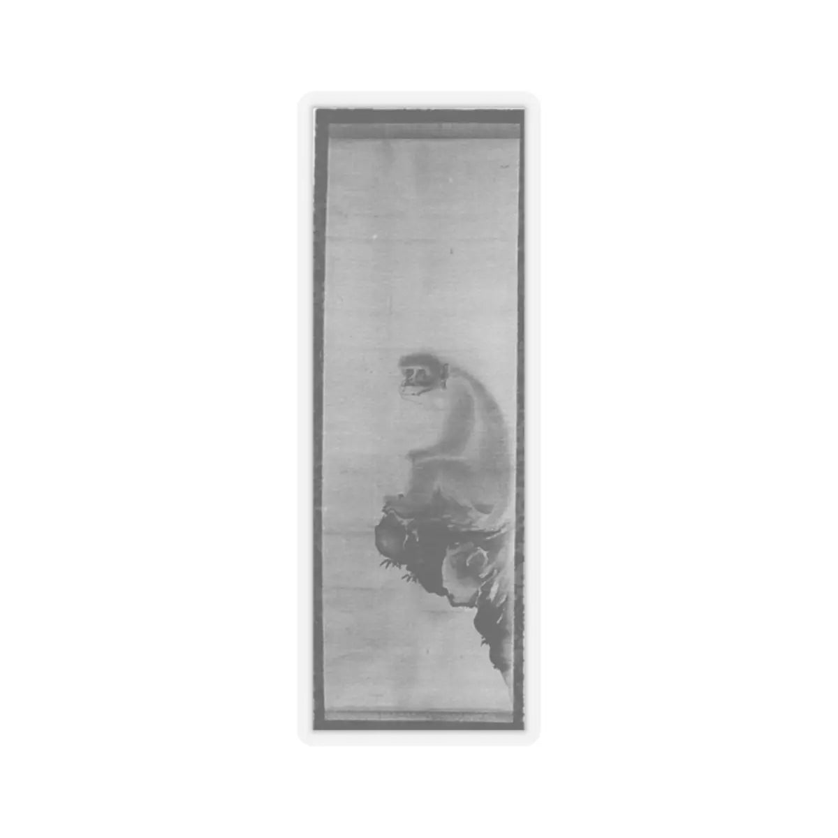 Mori Sosen - Monkey - style of 18th century - STICKER Vinyl Kiss-Cut Decal