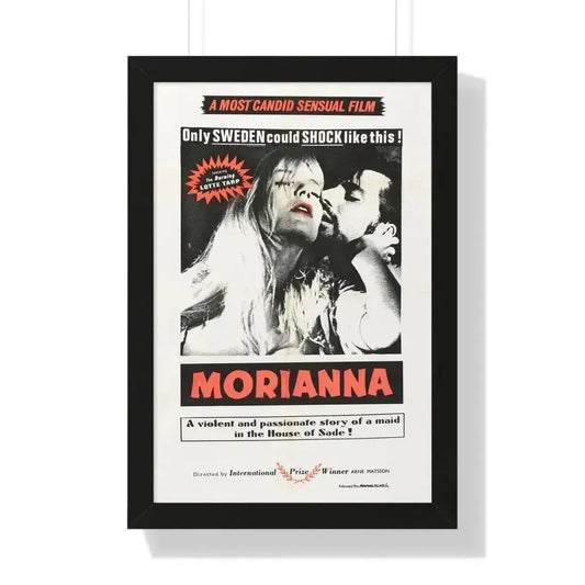 MORIANNA 1965 - Framed Movie Poster 16″ x 24″ Black - The Sticker Space