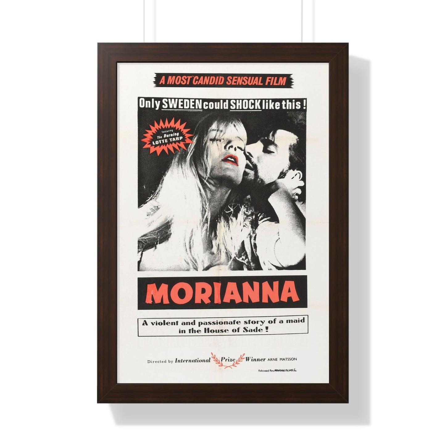 MORIANNA 1965 - Framed Movie Poster-16″ x 24″-The Sticker Space