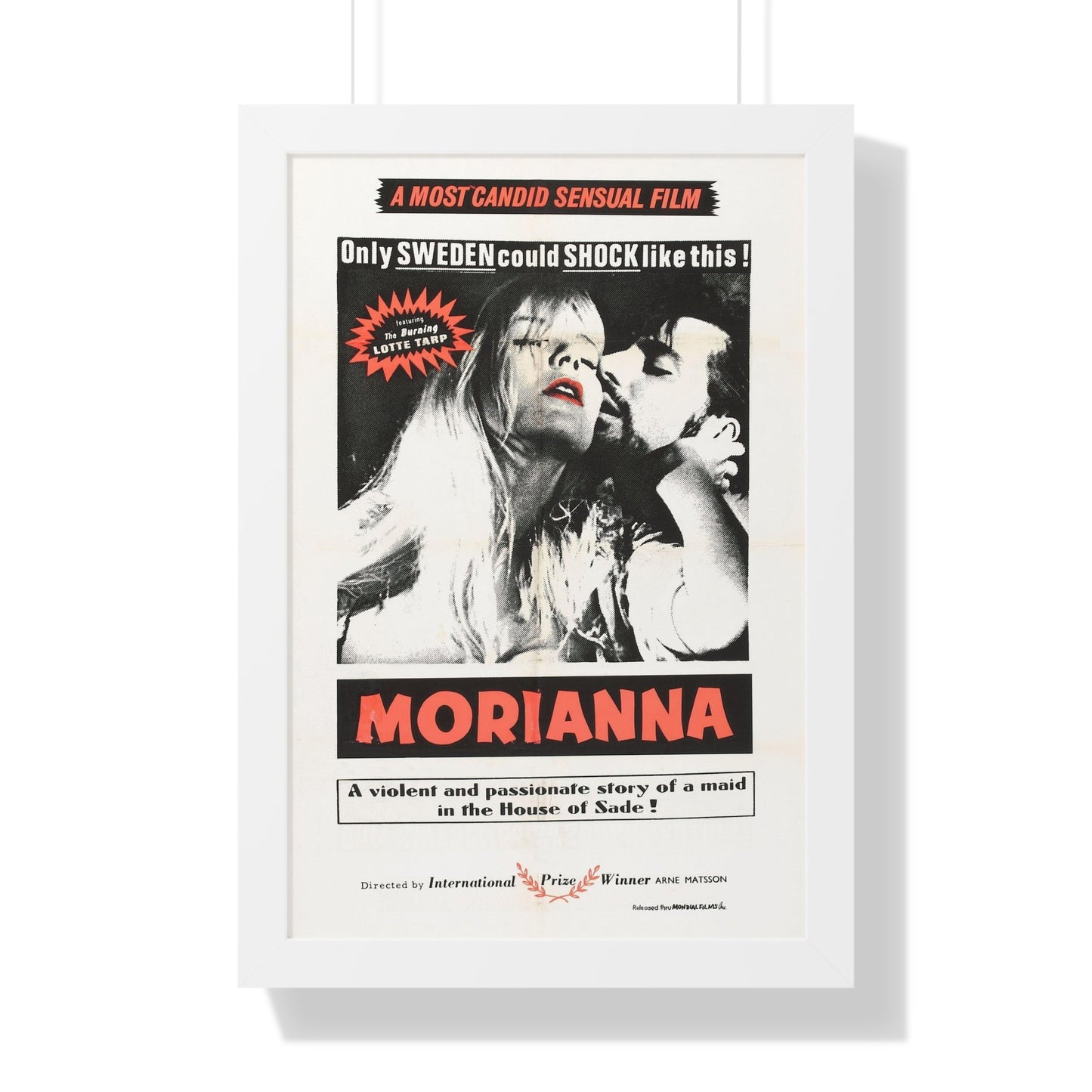 MORIANNA 1965 - Framed Movie Poster-16″ x 24″-The Sticker Space