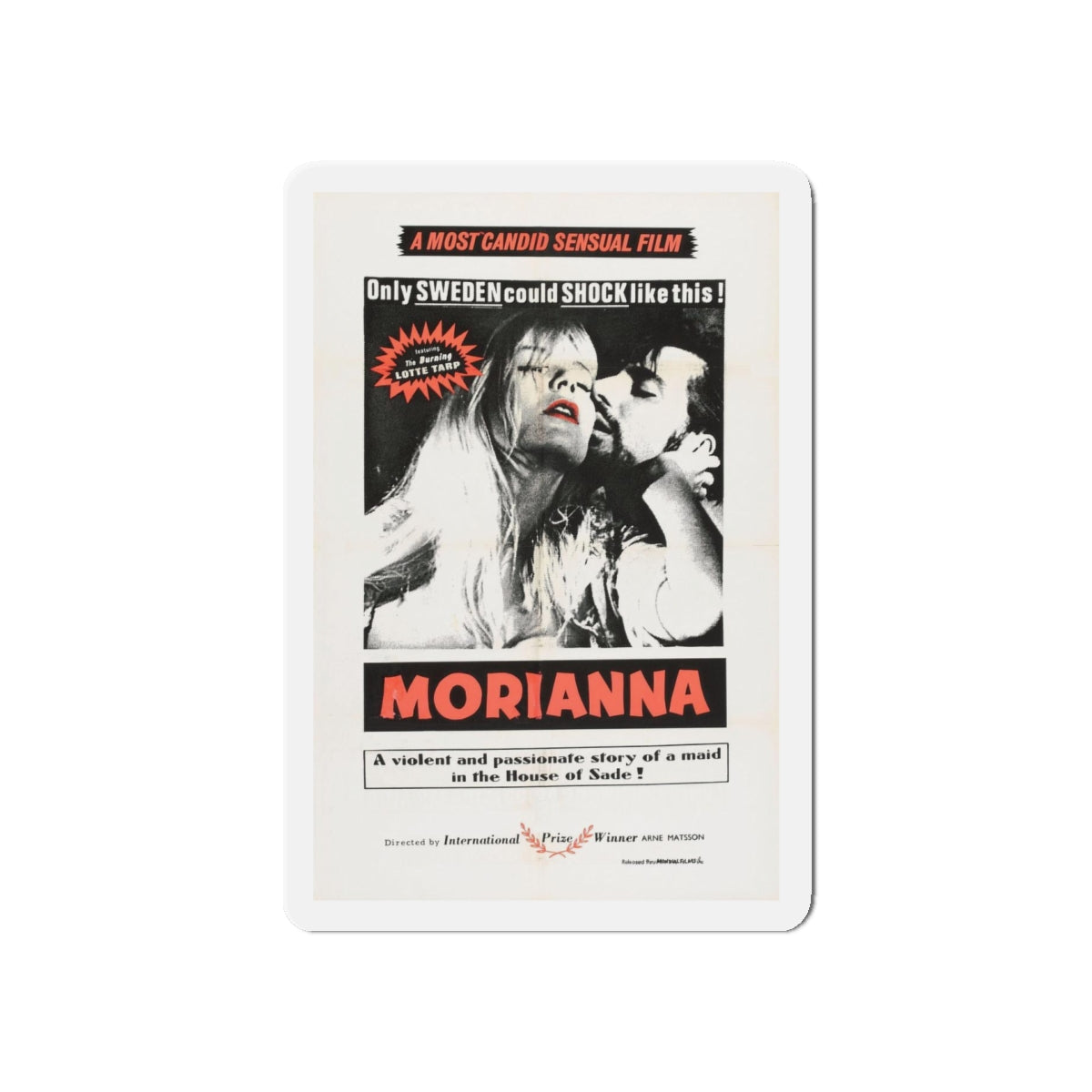 MORIANNA 1965 Movie Poster - Refrigerator Magnet-5" x 5"-The Sticker Space