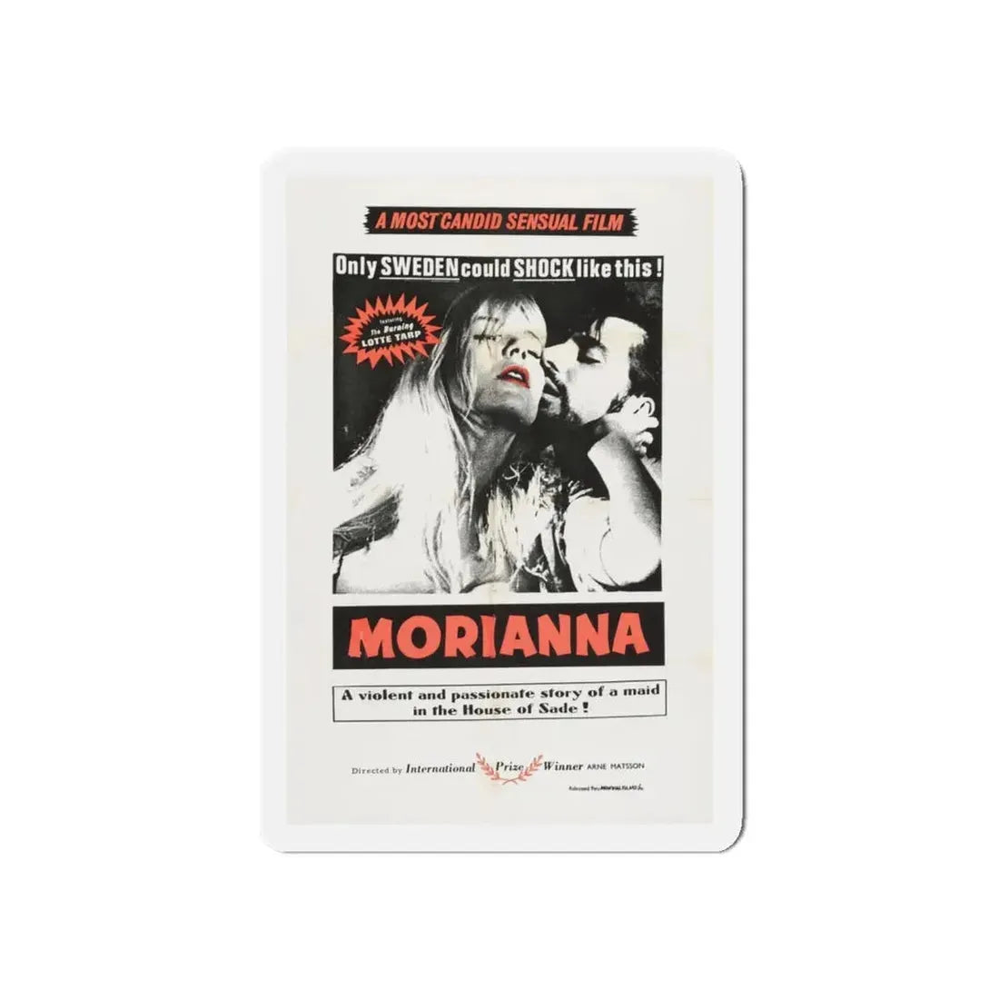 MORIANNA 1965 Movie Poster - Refrigerator Magnet - The Sticker Space