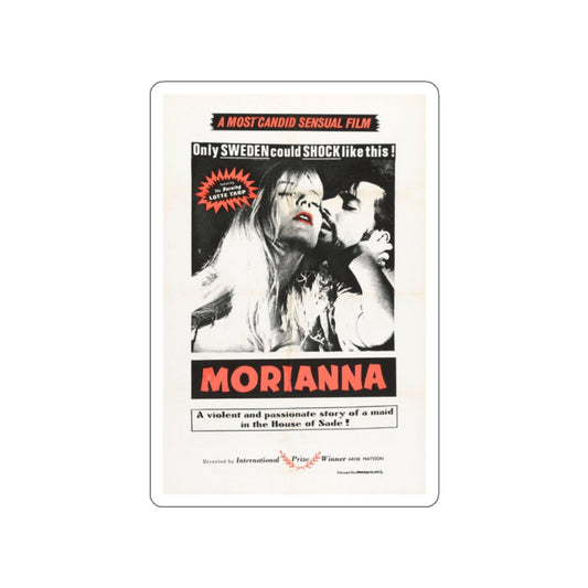 MORIANNA 1965 Movie Poster STICKER Vinyl Die-Cut Decal-2 Inch-The Sticker Space