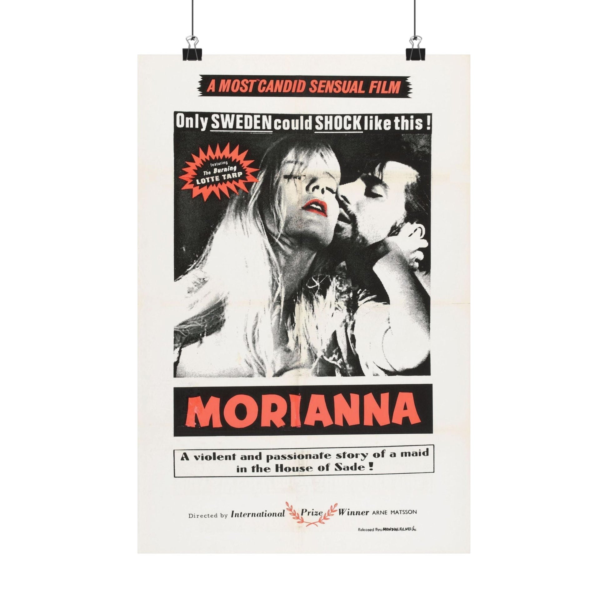 MORIANNA 1965 - Paper Movie Poster-12″ x 18″-The Sticker Space