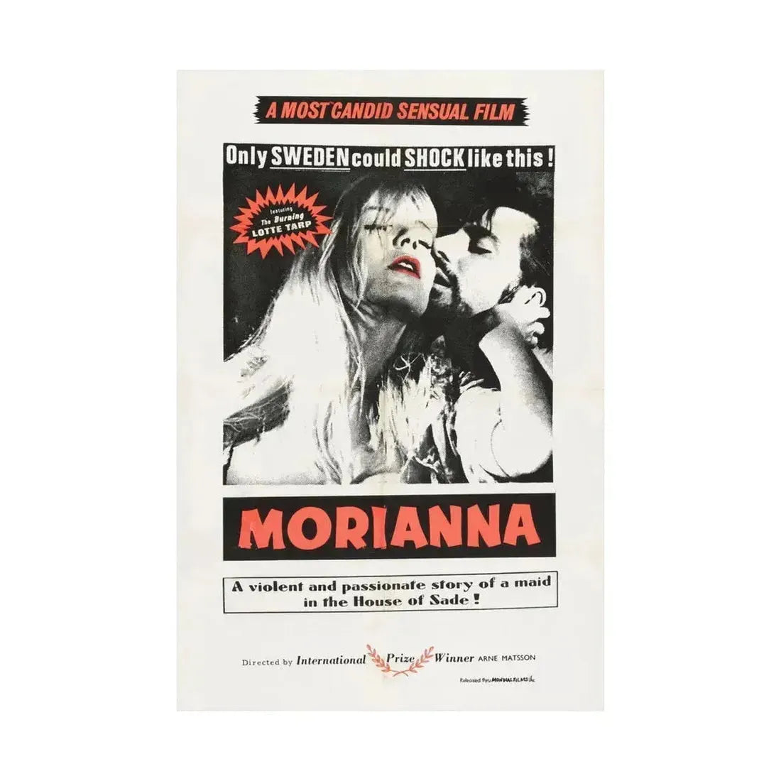 MORIANNA 1965 - Paper Movie Poster - The Sticker Space