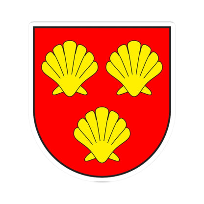 Morissen wappen (Switzerland) (Coat of Arms) STICKER Vinyl Kiss-Cut Decal 2 Inch White - The Sticker Space