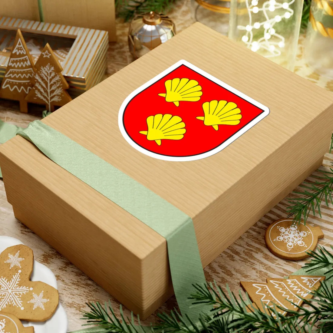 Morissen wappen (Switzerland) (Coat of Arms) STICKER Vinyl Kiss-Cut Decal - The Sticker Space