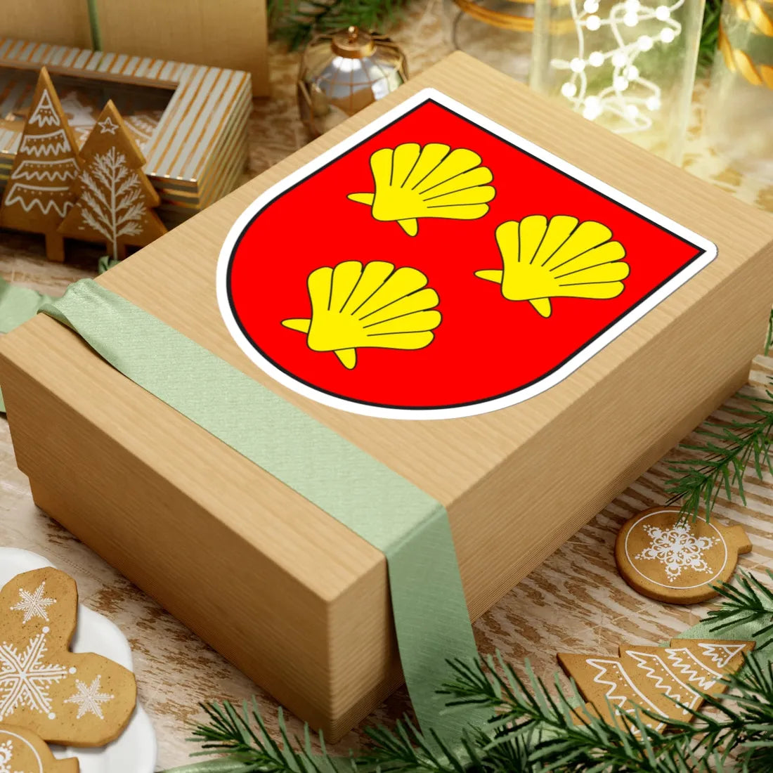 Morissen wappen (Switzerland) (Coat of Arms) STICKER Vinyl Kiss-Cut Decal - The Sticker Space